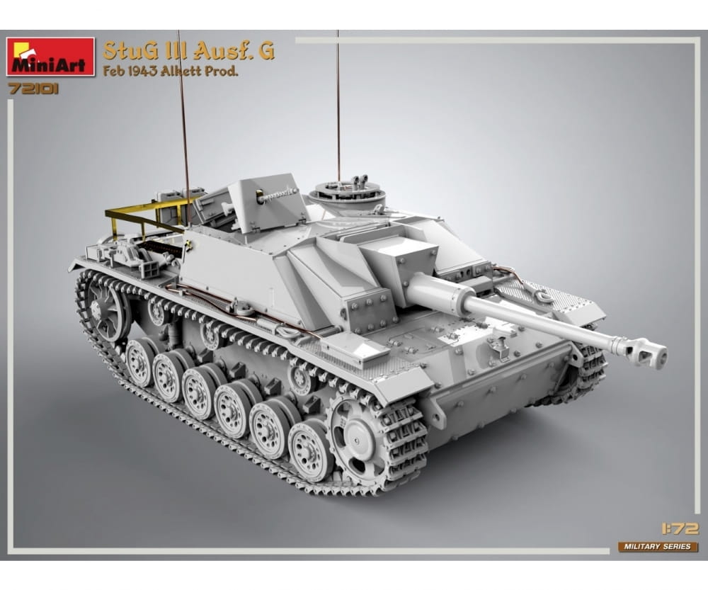 MiniArt 1:72 Deutsches StuG III Ausf.G Prod Plastik Modellbausatz