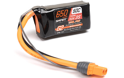 Spektrum Lipo Akku 11_1V 650mAh 3S 50C Smart G2 Trail Pro IC2 - RC-Zubehoer