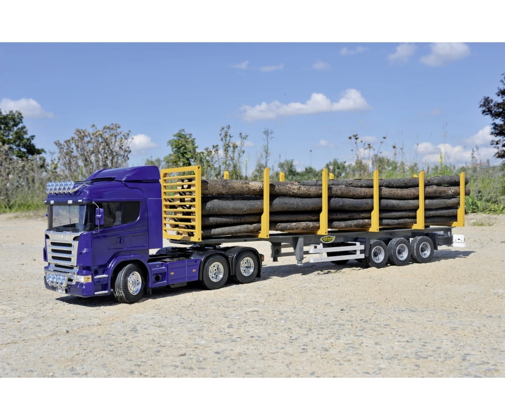 Tamiya RC Truck Scania R620 6x4 Highline Edition Truck Blau Lackiert 1:14 Bausatz