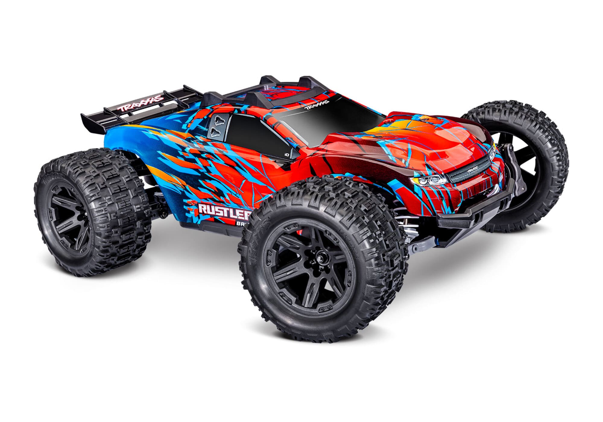 Traxxas Rustler 1:10 4X4 Stadium Truck Rot RTR VX3 Brushless HD