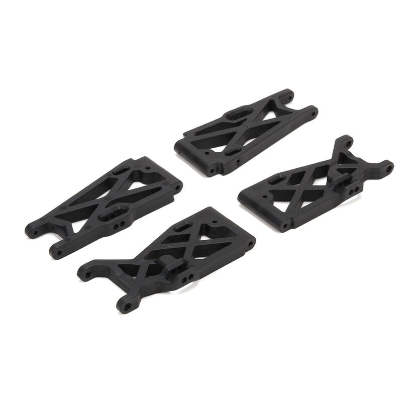 Braccetti Sospensione Anteriori Team Losi LOSA1702 – Per Modellismo Auto 8T, Neri