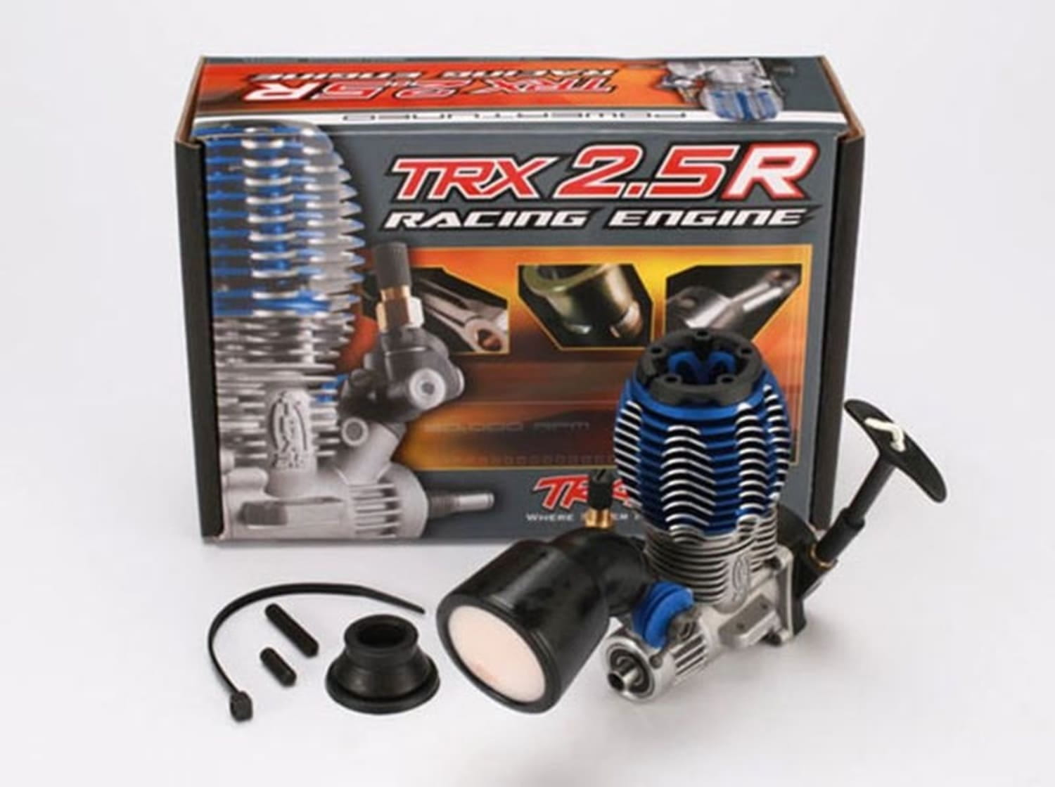 TRX 2_5R Nitro Racing Motor m. Multi-Welle _ Seilzug-Starter