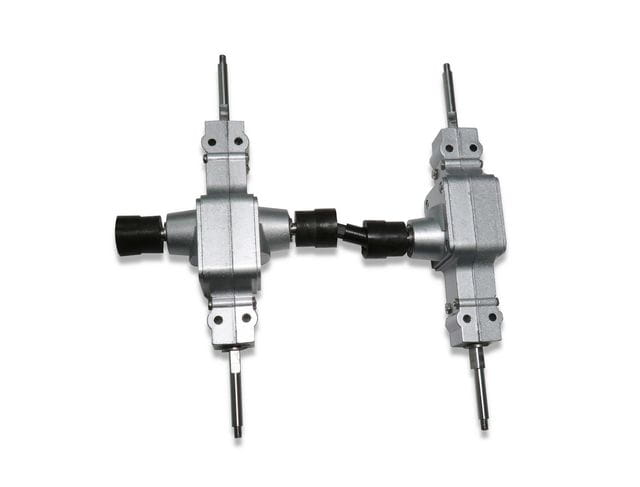 Wedico Differenzial eckig 2_1_ Metall_ mit Durchtrieb - RC-Zubehoer