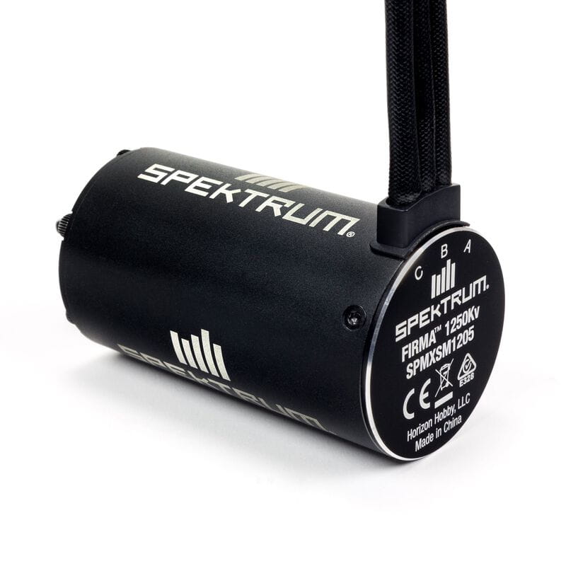 Spektrum 1250KV Brushless Motor: 8mm Spektrum 1250KV Brushless Motor_ 8mm - RC-Zubehoer