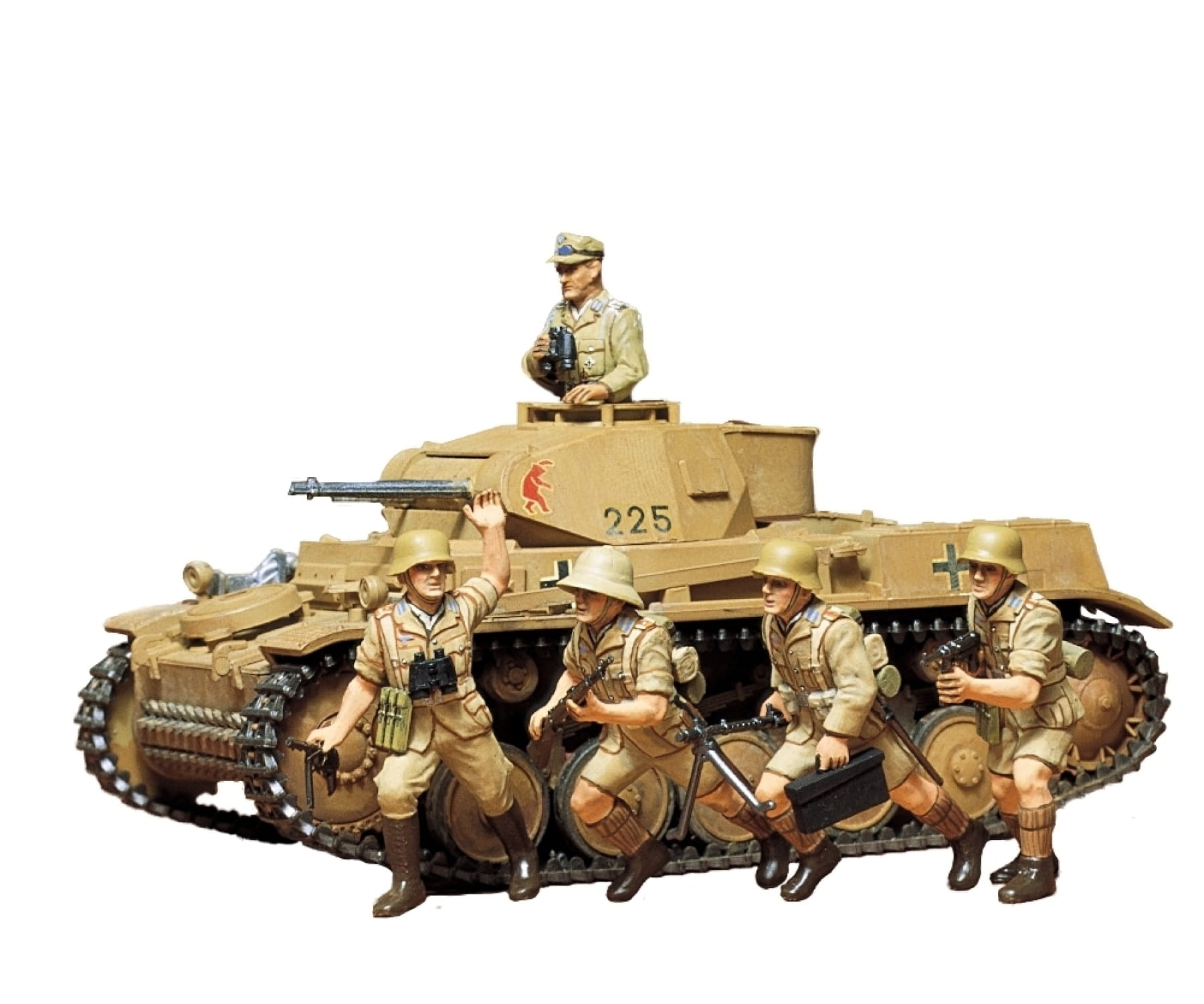 Tamiya WWII Panzer Kampfwagen II Ausf.F/G 1:35 Plastik Modellbau Militär Bausatz