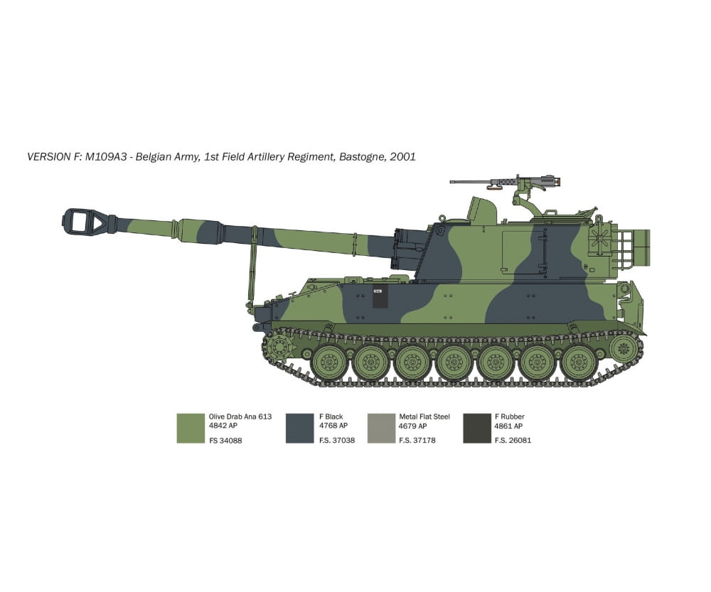 Italeri 1:35 M-109/A2-A3G Haubitze