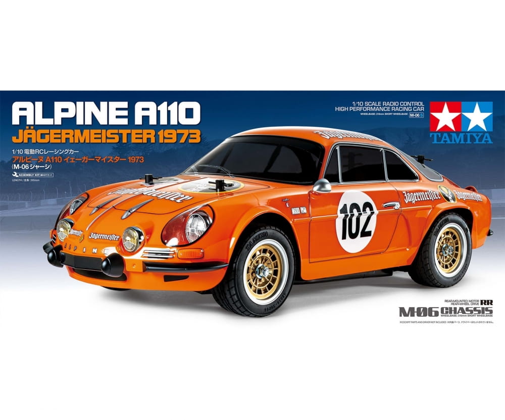 Tamiya RC Renault Alpine A110 Jägermeister M-06 1:10 Bausatz