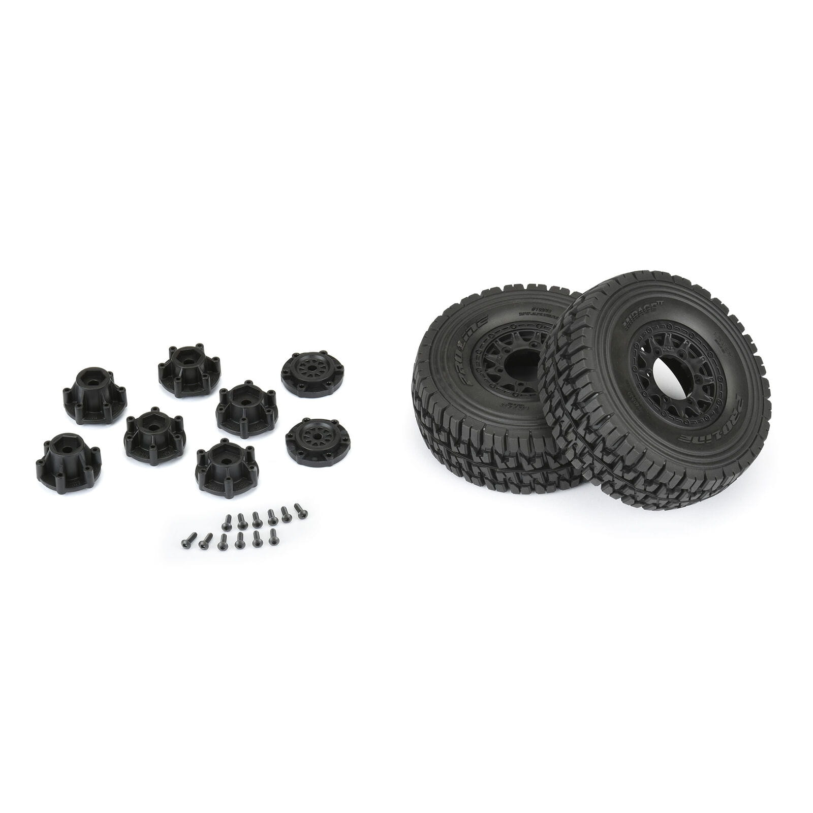 Proline 1_10 Mirage TT F_R 2_2_3.0 12mm - 14mm Black Raid Felgen _2_ - RC-Zubehoer