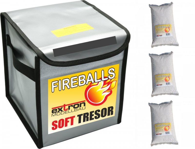 Extron FIREBALLS Soft Tresor inkl. 3 x 1 Liter FIREBALLS - RC-Zubehoer