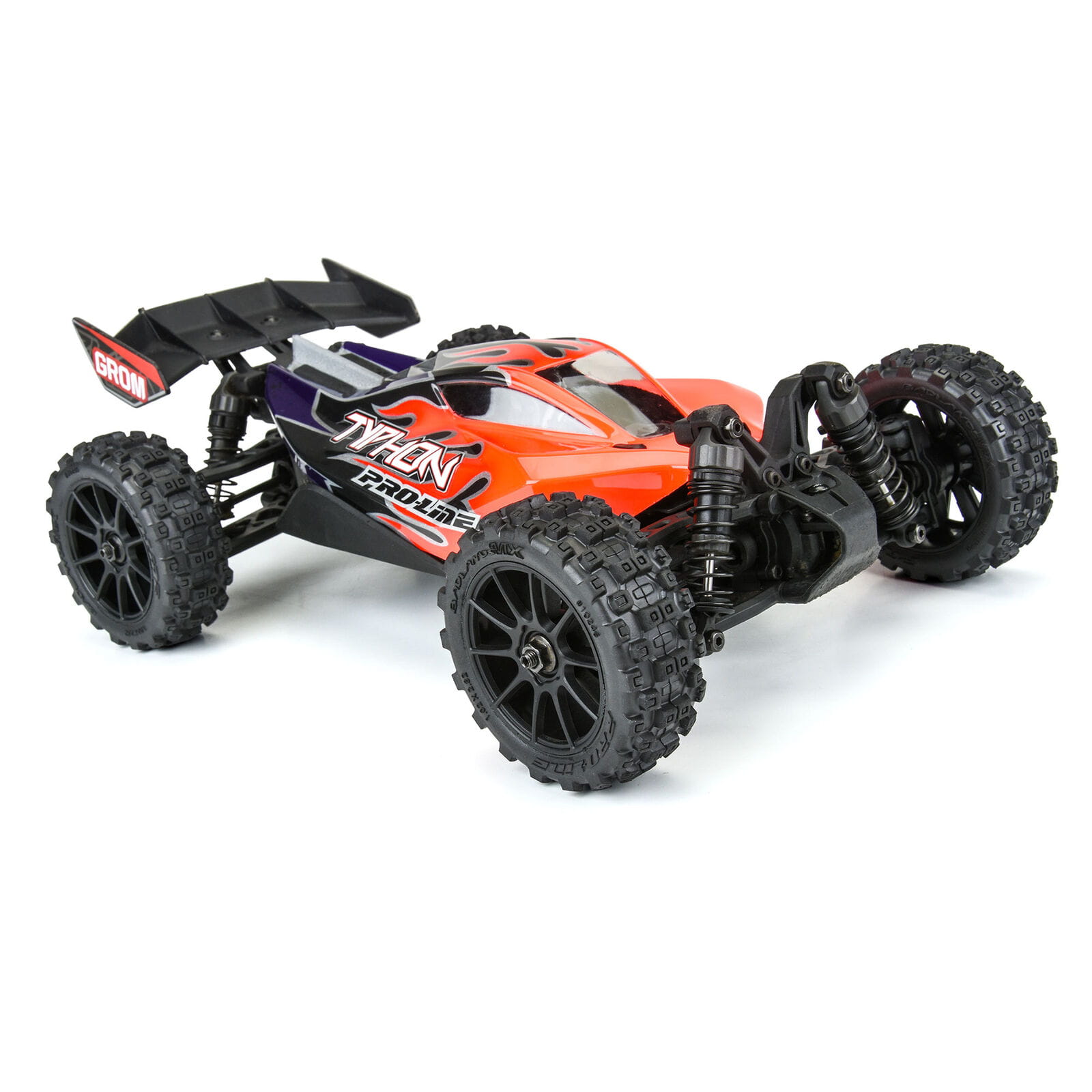 Proline Badlands MX 1.9 Buggy Reifen MTD Mach-10 Black Wheels_ Typhon GROM - RC-Zubehoer