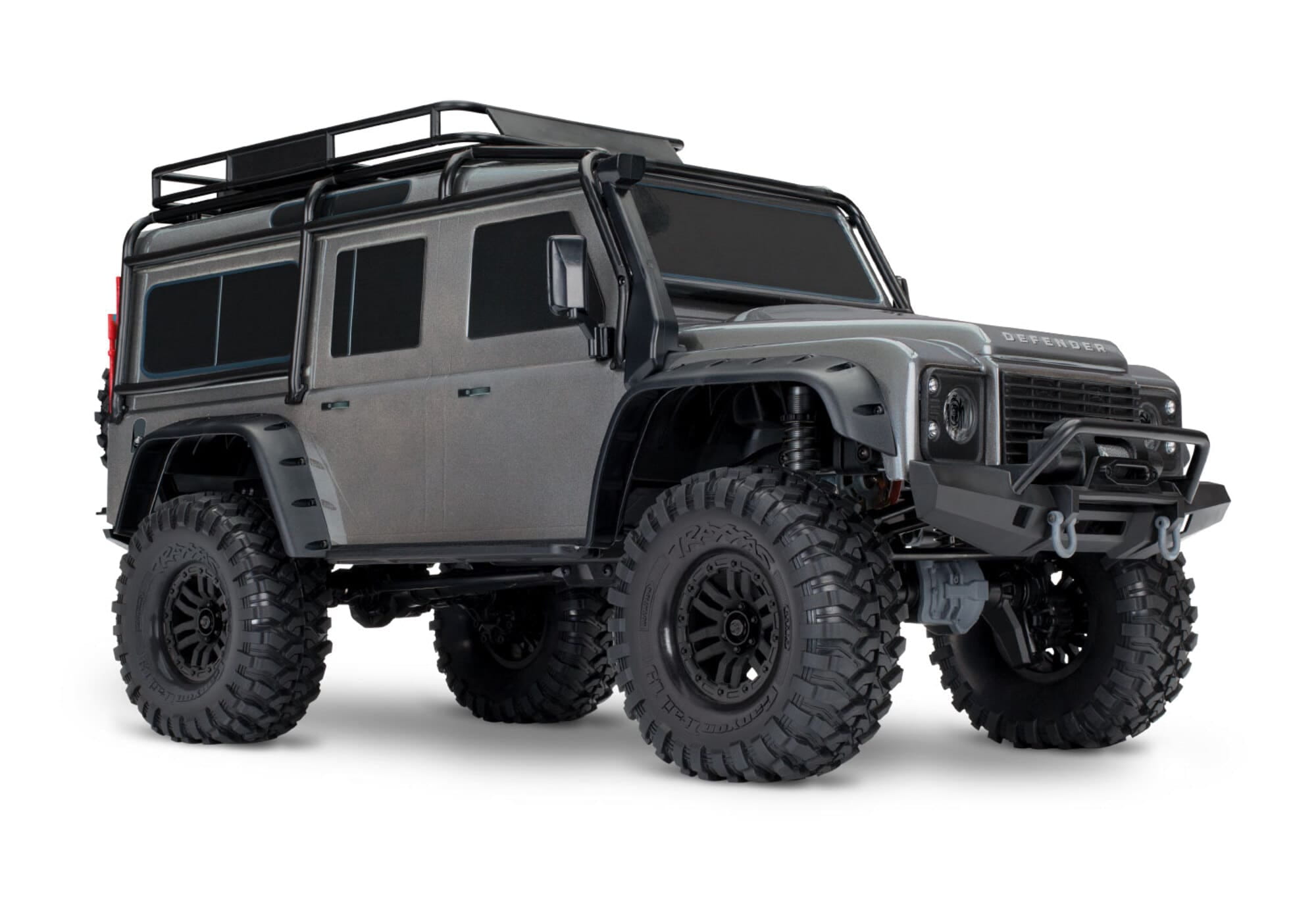 traxxas trx-4 lr defender 1 10 crawler rtr silber TRAXXAS TRX-4 LR Defender 1_10 Crawler RTR silber mit Portalachsen und T-Lock Sperrdifferentialen