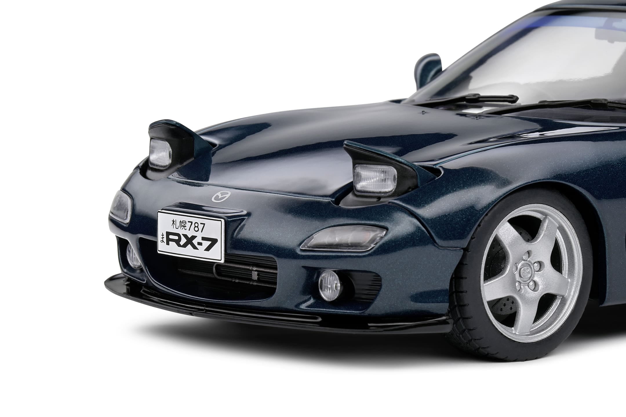 Mazda RX-7 FD3RS Modell 1_18 1994 in Montego Blue Mica_ Die-cast_ bewegliche Tueren
