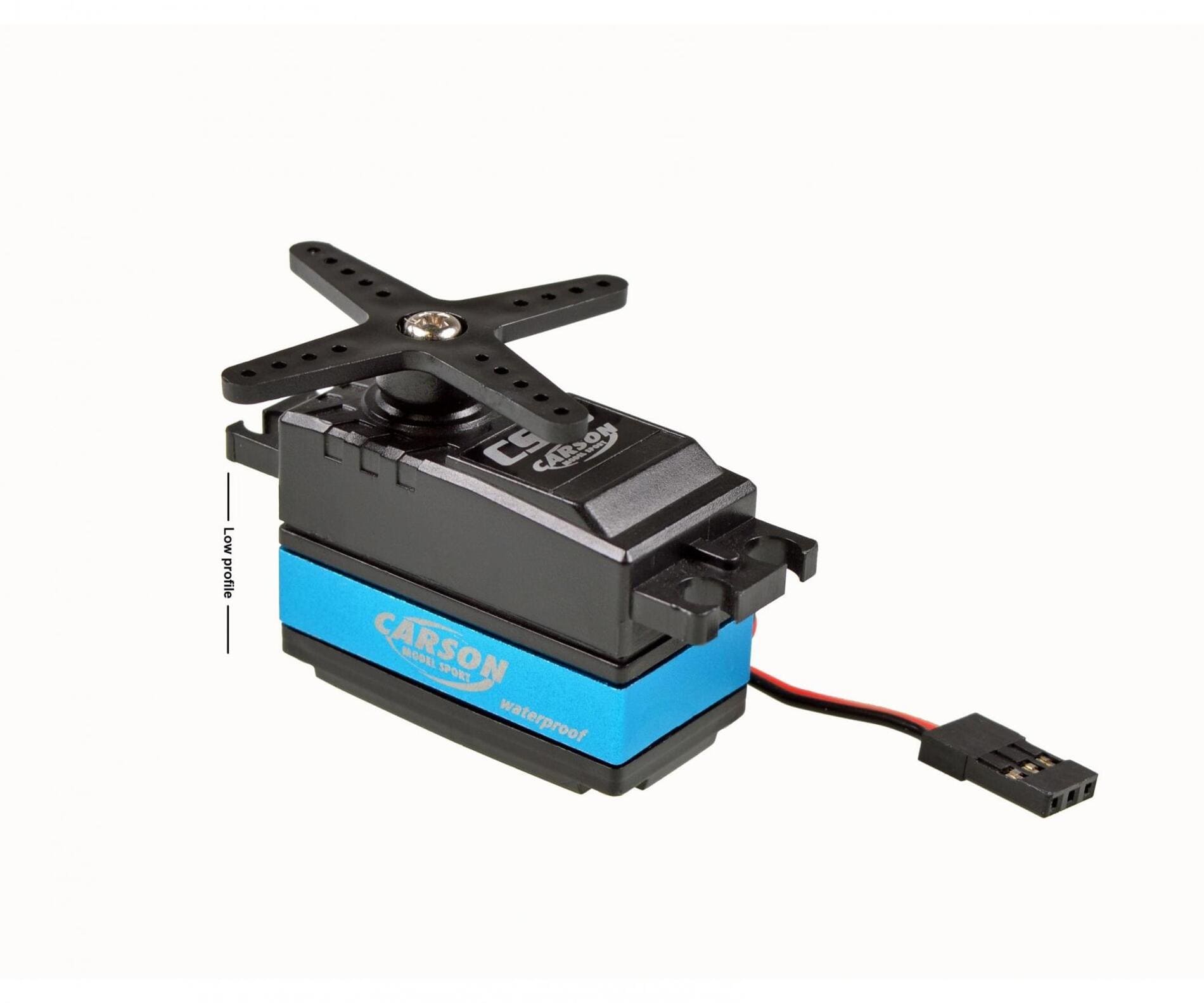 Carson 500502035 CS-3 Low-Profile Waterproof MG / 3kg / JR-Accessoires pour Voitures télécommandées, étanche, servomoteur, Direction et servo puissants, modélisme, Bleu Carson 500502035 CS-3 Low-Profile Waterproof MG / 3kg / JR-Accessoires pour Voitures télécommandées, étanche, servomoteur, Direction et servo puissants, modélisme, Bleu