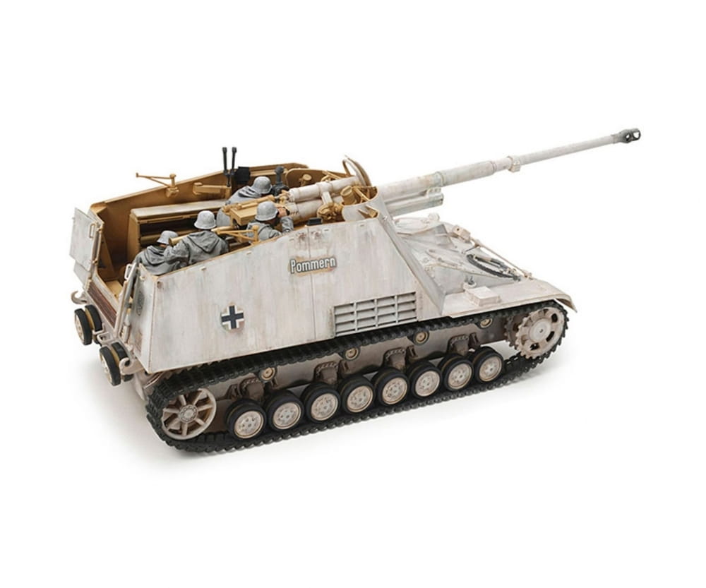 Tamiya WWII Deutscher Panzerjäger Nashorn (4) 1:35 Plastik Modellbau Militär Bausatz