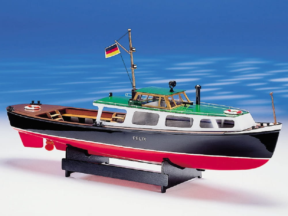 Krick RC Schiff Hamburger Felix Hafenbarkasse 1:25 Baukasten Krick RC Schiff Hamburger Felix Hafenbarkasse 1:25 Baukasten