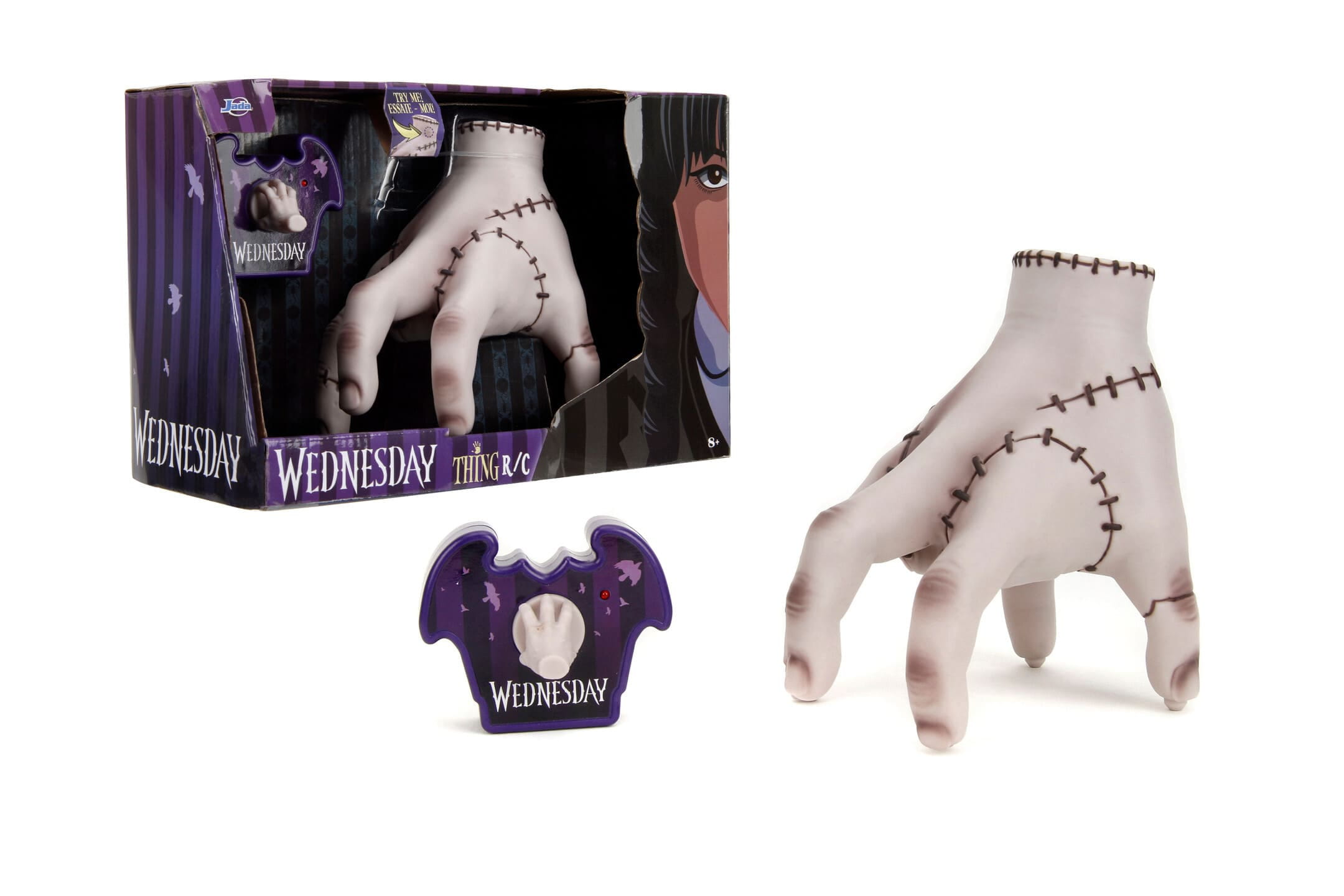 Jada Toys RC Thing Hand 18 cm - Ferngesteuerte Hand aus Wednesday-Serie_