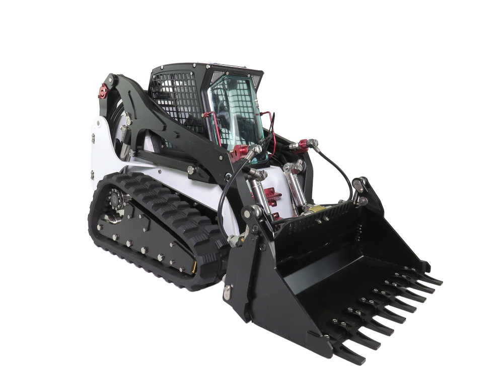 Thicon 1_14 Kompaktlader mit Kettenfahrwerk weiss_schwarz RTR m. RC - RC-Zubehoer