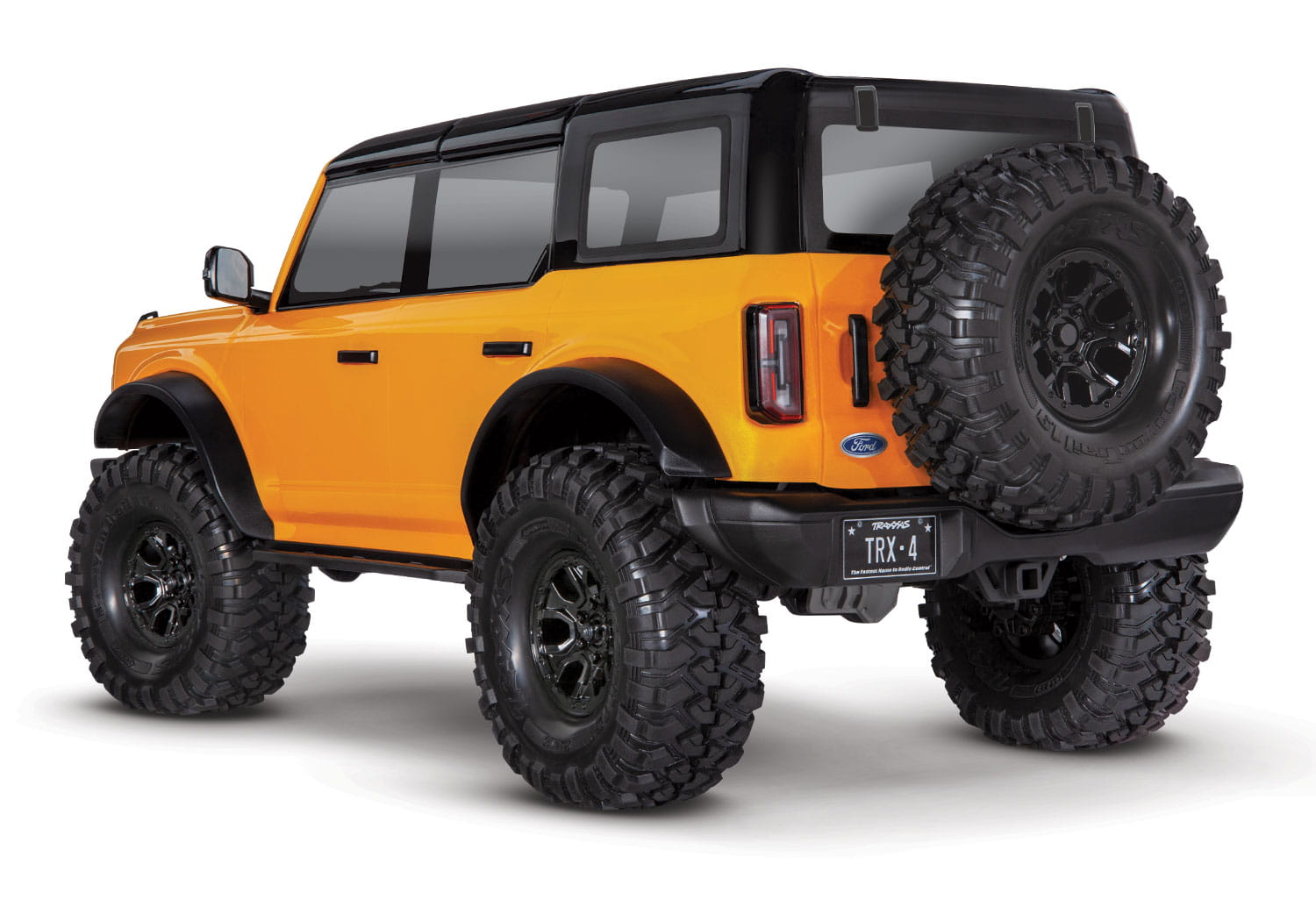 Traxxas RC Crawler TRX-4 Ford Bronco 2021 RTR Orange + Akku, Lader Komplett Set