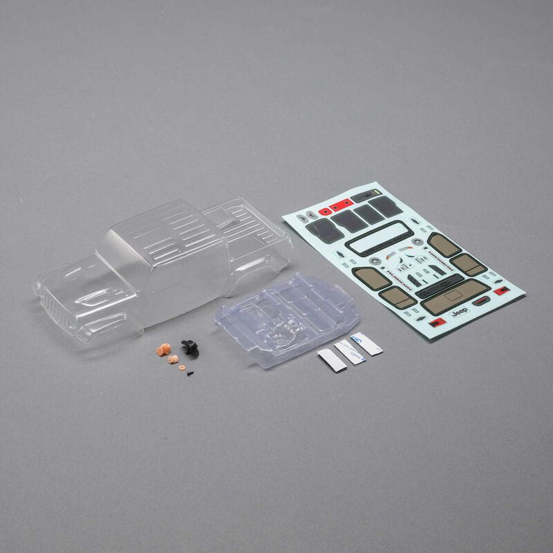 Axial Jeep JT Gladiator Karosserie Set Clear_SCX24 - RC-Zubehoer