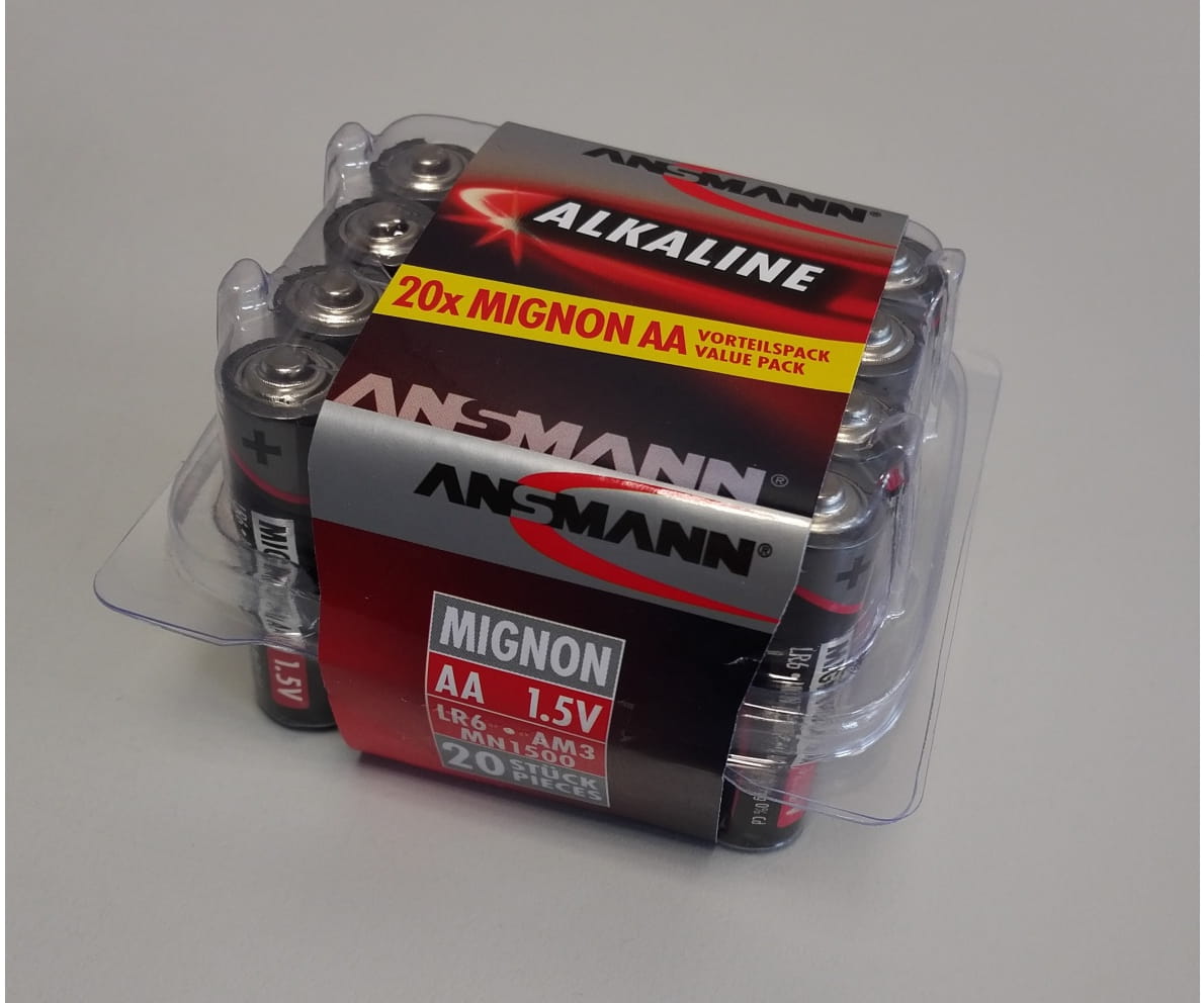 Carson Batterie Box Mignon/AA 1,5V (20)