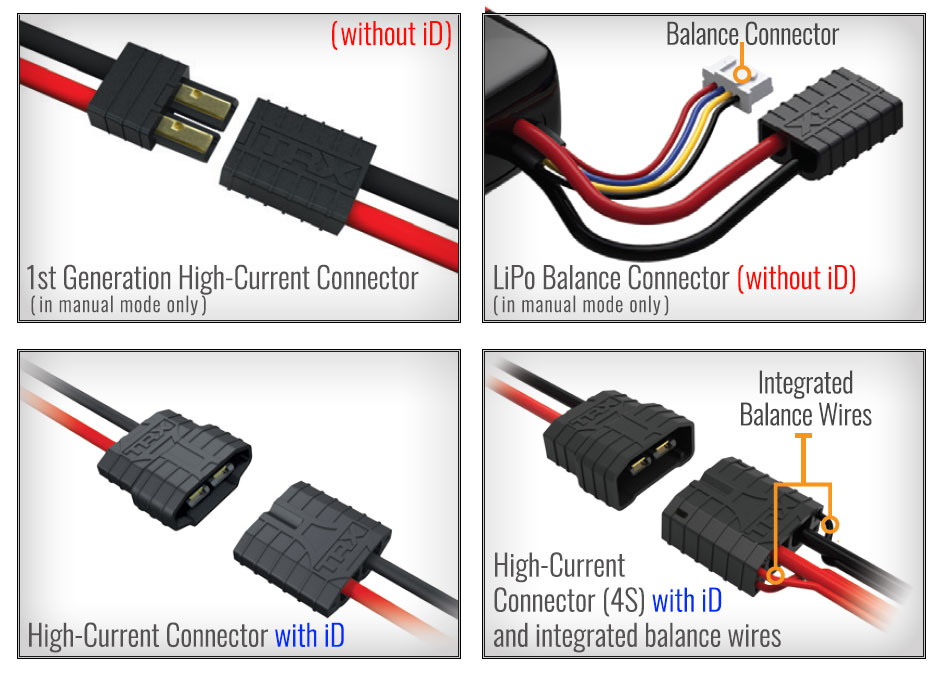 Traxxas Akku- und Ladegeraet-Komplettset mit 2x 6700mAh LiPo-Akkus