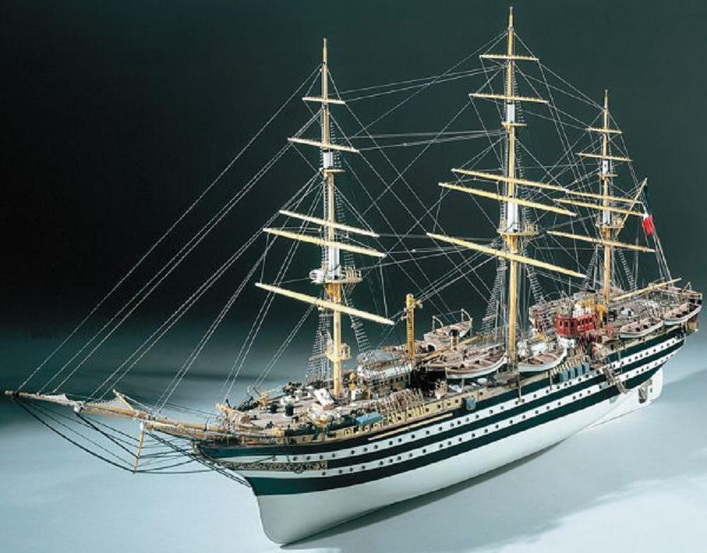 amerigo vespucci modellbaukasten 1_84 detailgetreue nachbildung