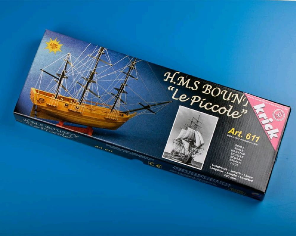 HMS Bounty Le Piccole Holzbausatz 1_100 - Einfacher Modellbau fuer Einsteiger