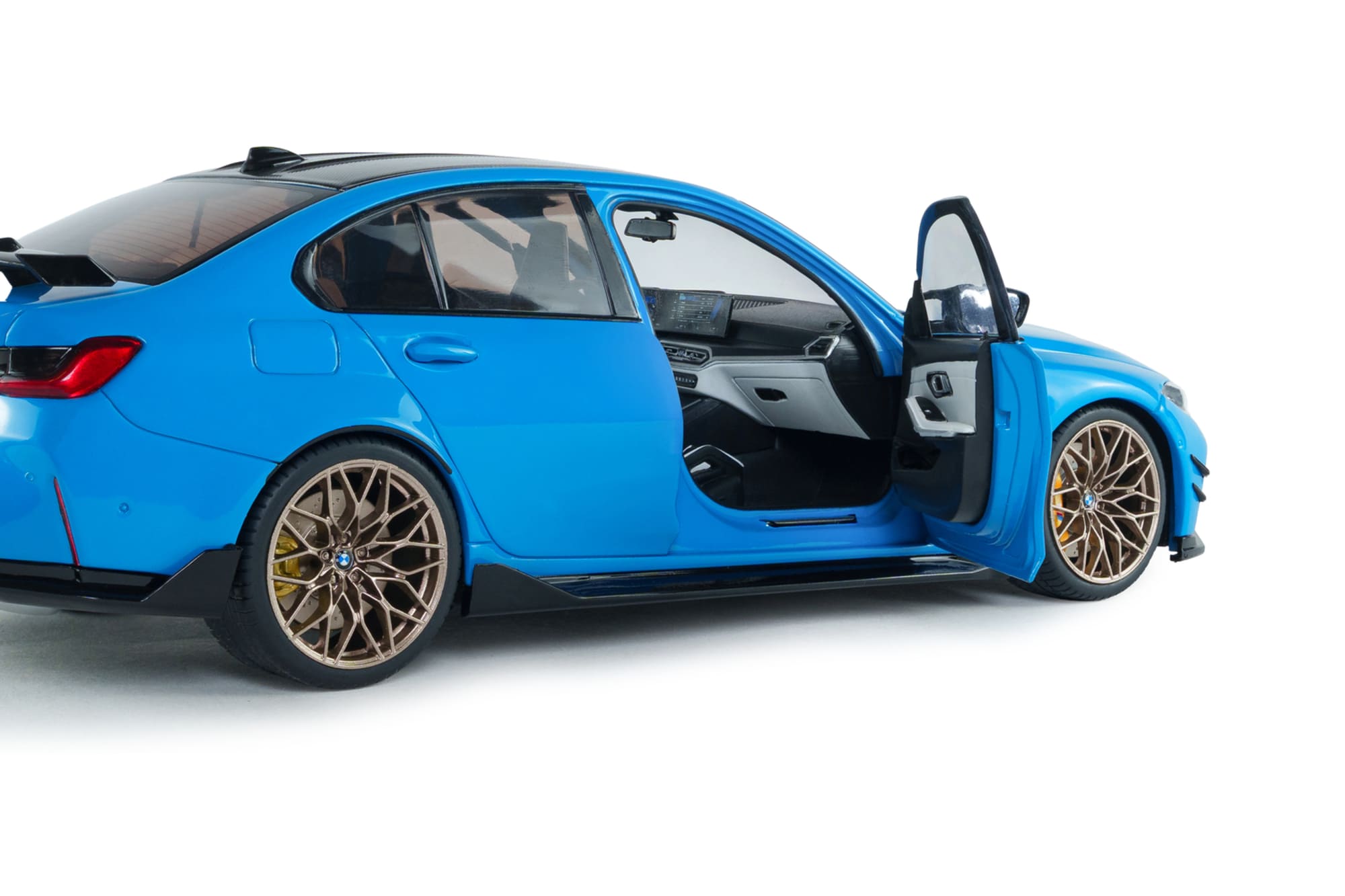 Solido BMW M3 G80 blau Standmodellauto 1_18
