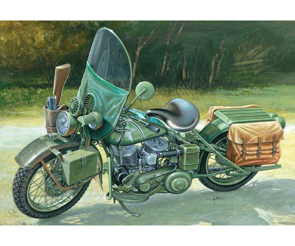 Italeri 1:9 WLA 750 US Military Motorcycles