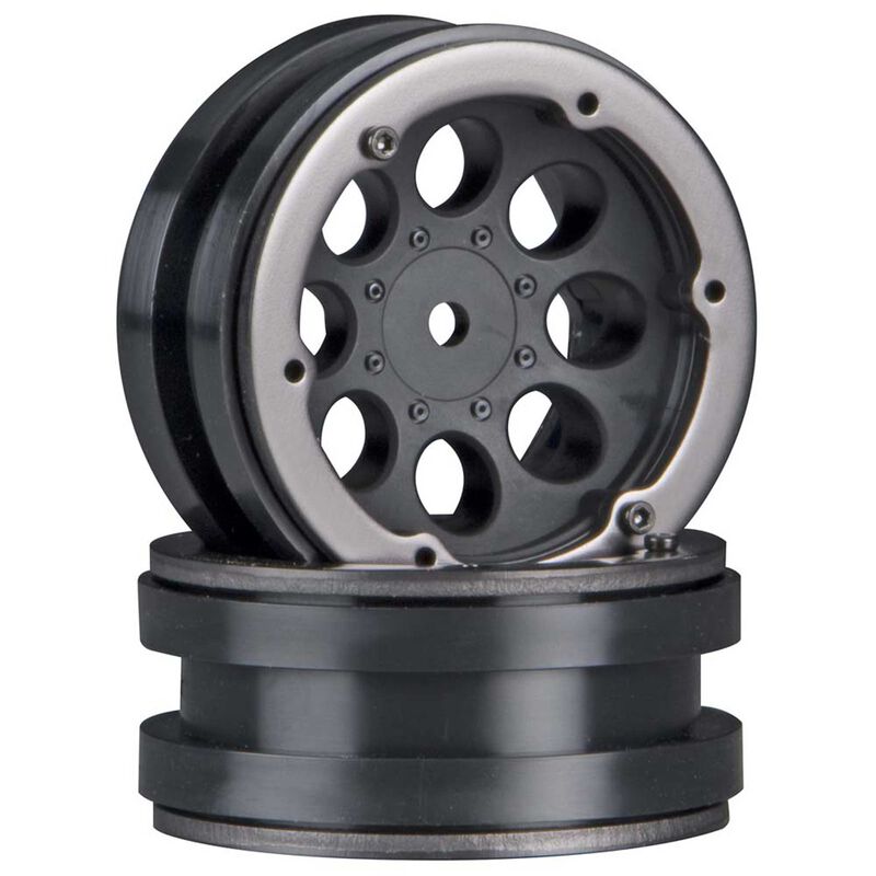 Axial AX8087 8-Hole 1.9 Beadlock Wheel Black _2_ - RC-Zubehoer