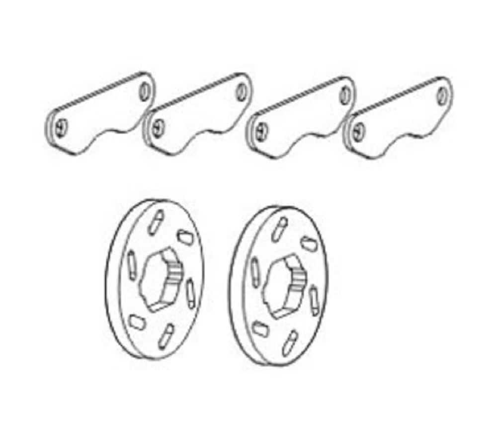 Krick Bremsscheiben_-belaege  Pro _Satz_ - RC-Zubehoer