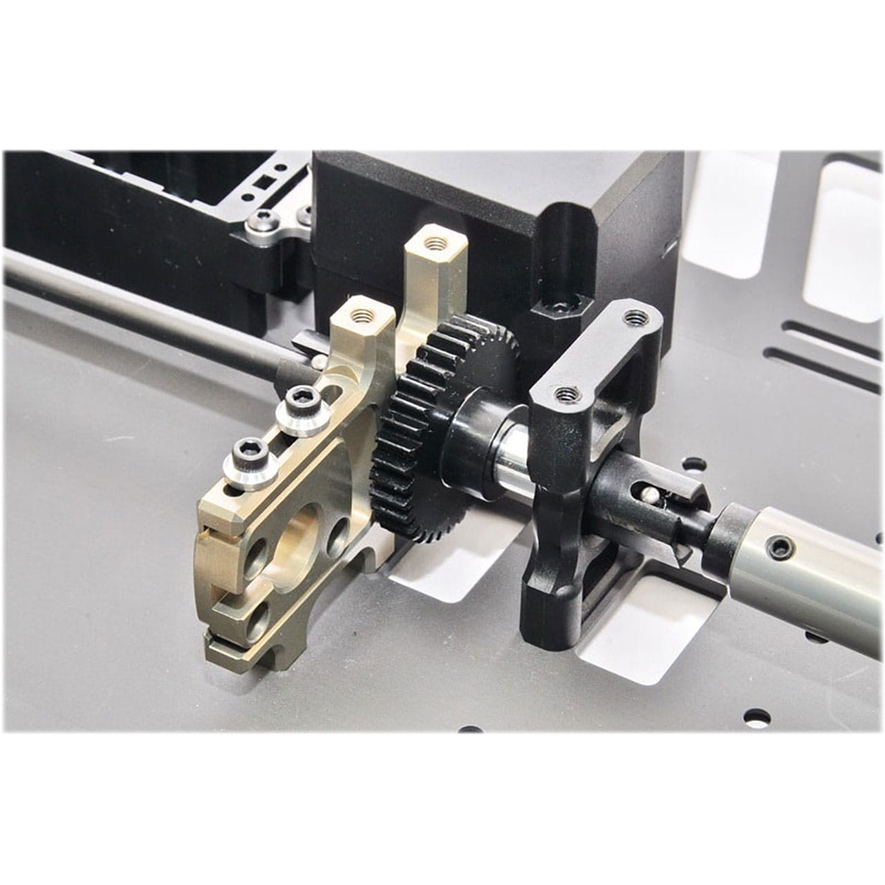 Hobao CENTER SPOOL SET W/ 34T STEEL SPUR GEAR