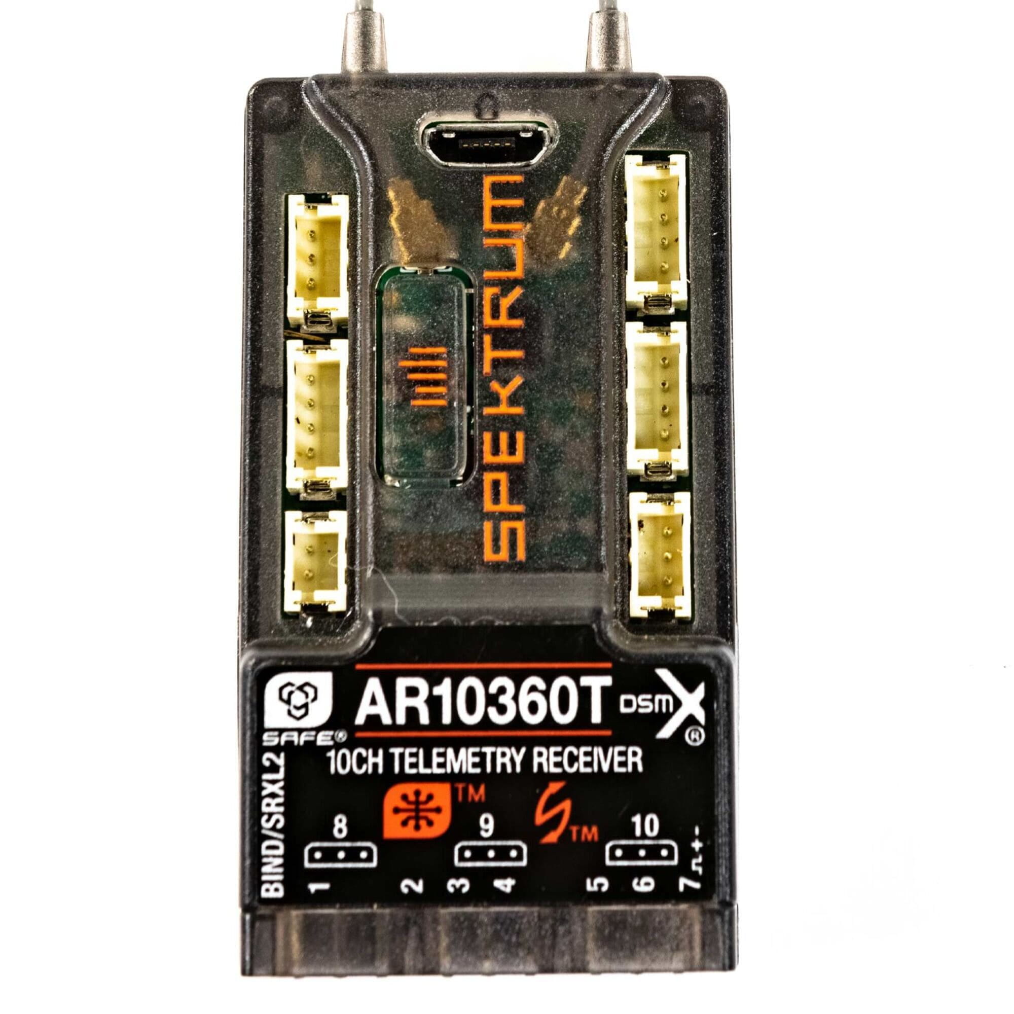Spektrum Empfänger AR10360T 10 Kanal AS3X & SAFE Telemetrie Spektrum Empfänger AR10360T 10 Kanal AS3X & SAFE Telemetrie