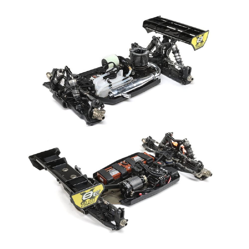 Losi 8IGHT-X/E 2.0 Combo Race Kit 1:8 4WD Nit/El Buggy Losi 8IGHT-X/E 2.0 Combo Race Kit 1:8 4WD Nit/El Buggy