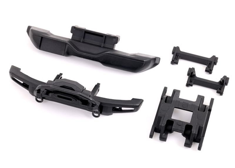 Traxxas Bumper vorn mit Winch_ Bumper hinten samt Halter v_h _ Cente - RC-Zubehoer