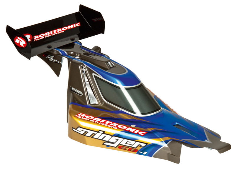 Robitronic Buggy Karosse- Gold _ Blau - RC-Zubehoer