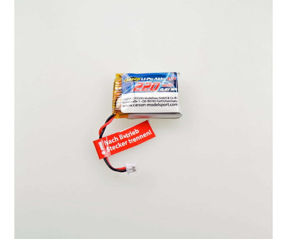 Carson 3_7V_220mAh LiPo Akku 500507175 - RC-Zubehoer