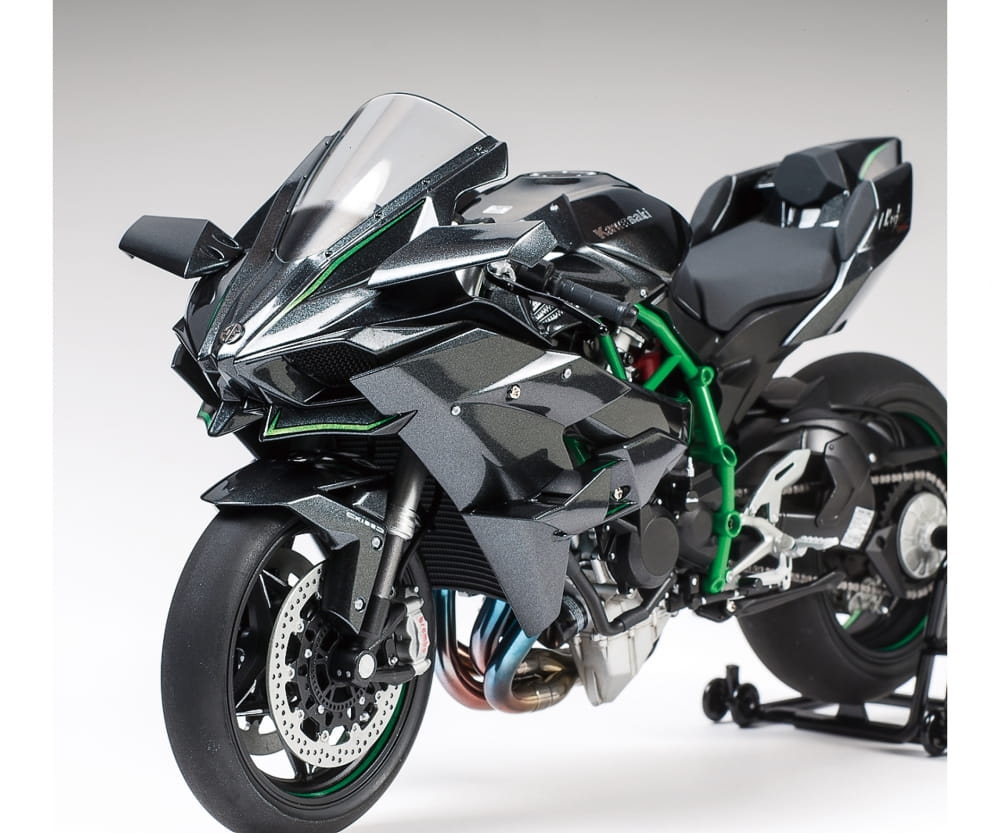 Tamiya Kawasaki Ninja H2R Motorrad Bausatz 1_12