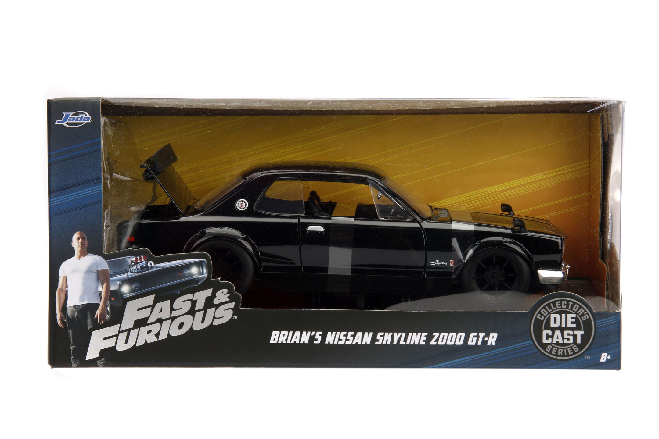 Jadatoys Modellauto Fast & Furious 1971 Nissan Skyline 1:24