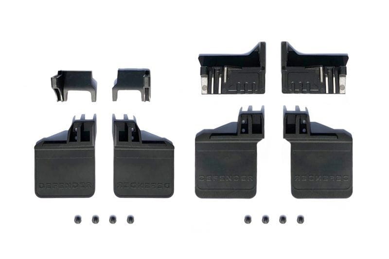 GPM Schmutzfaenger Set v_h schwarz fuer Traxxas TRX4 - RC-Zubehoer
