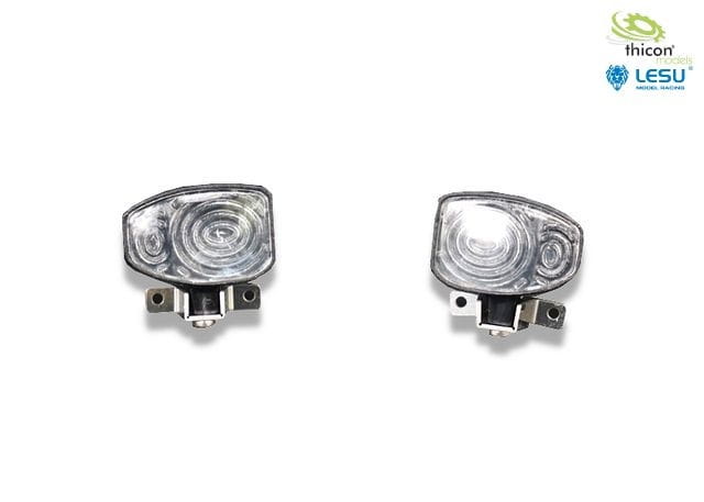 Lesu Scheinwerfer-Set fuer Front mit LED gelb und weiss - RC-Zubehoer