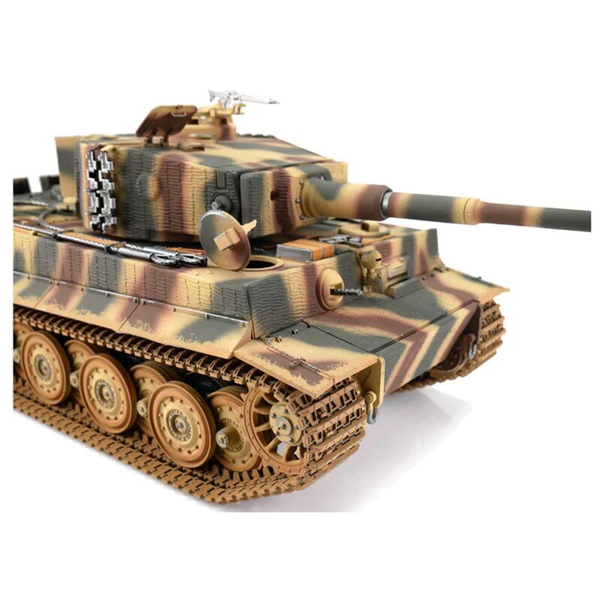 Torro Tiger 1 1_16 RC Panzer Spaete Ausfuehrung Tarn mit Metallketten und IR-Battlesystem