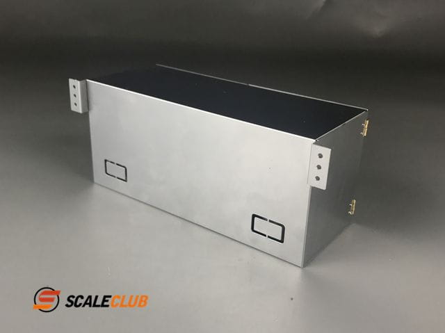 ScaleClub 1:14 Staubox 141mm mit Doppeltüren V2A