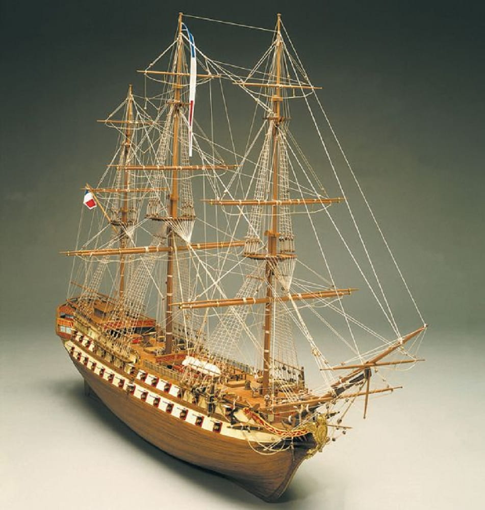 Le Superbe Modell-Schiff 1_75 Bausatz aus Holz - Historisches franzoesisches Kriegsschiff