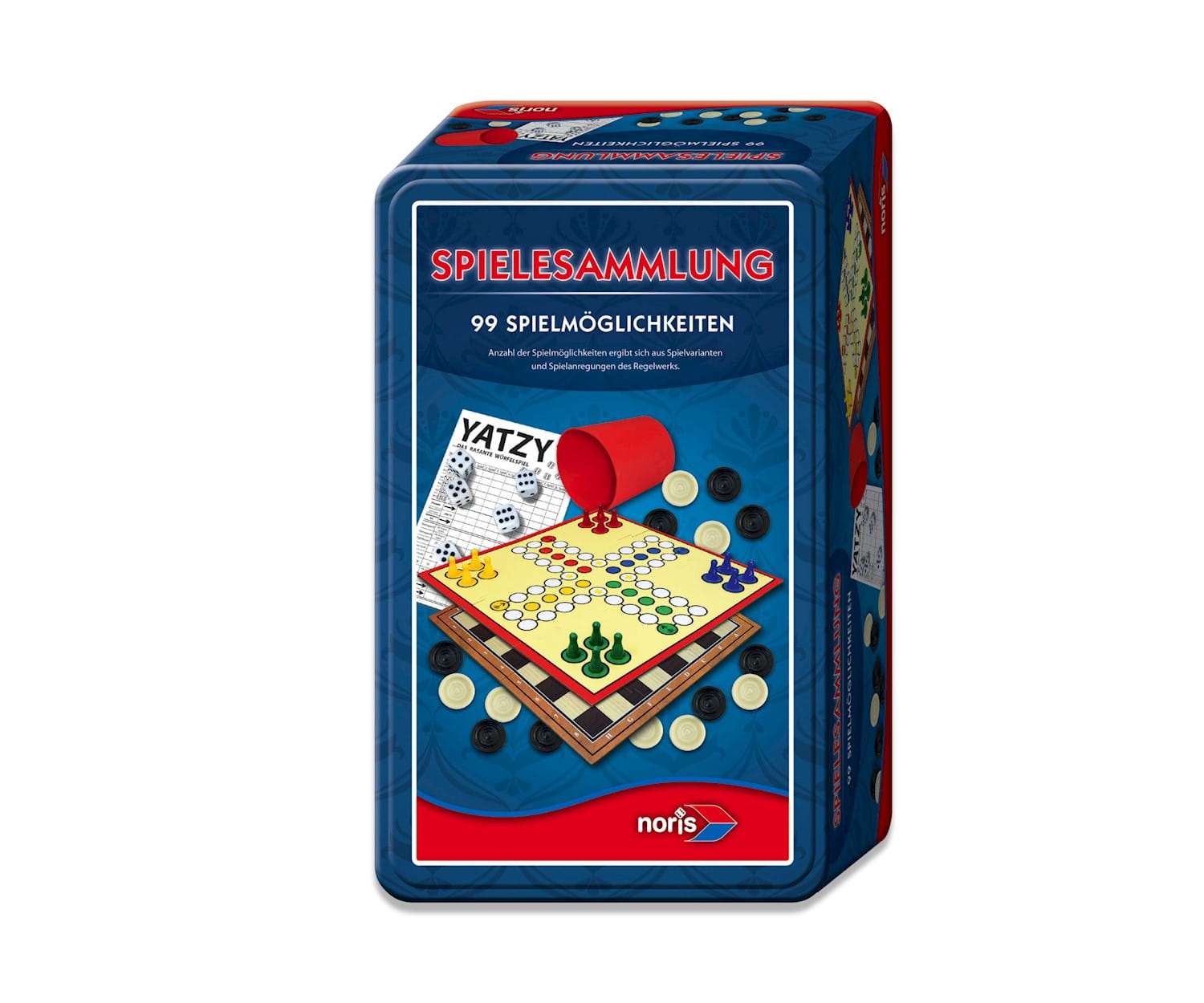 Noris 99iger-Spielesammlung in Metallbox