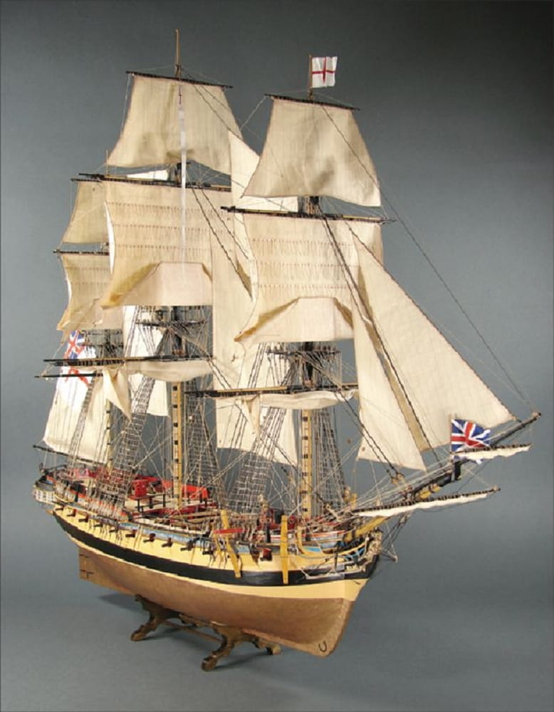 ms mercury 1779 kartonmodell bausatz 1 72 MS Mercury 1779 Kartonbausatz im Massstab 1_72