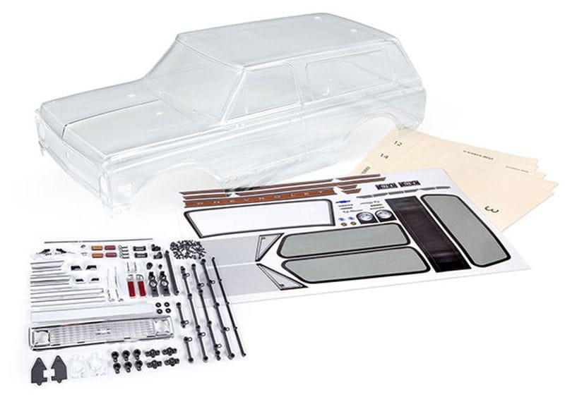 Traxxas Karosserie Chevrolet Blazer 1972 Unlackiert (Mit Anbauteile) Traxxas Karosserie Chevrolet Blazer 1972 Unlackiert _Mit Anbauteile_ - RC-Zubehoer