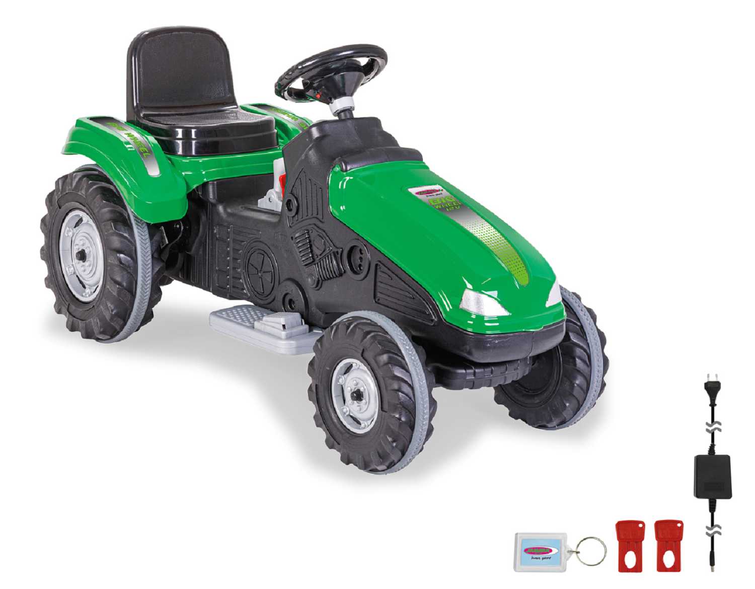 Jamara Ride-on Traktor Big Wheel 12V grün