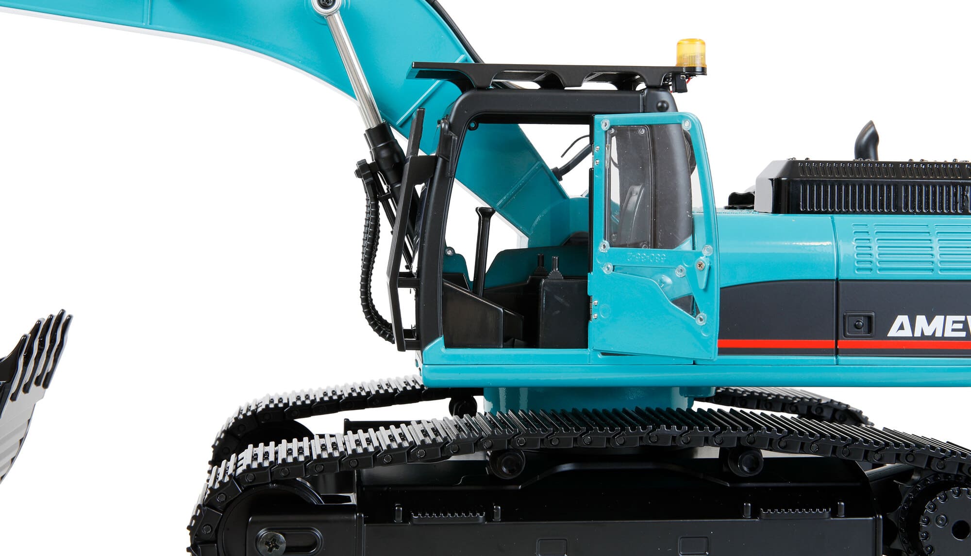 Amewi G705E Bagger Metall 1_14 RTR petrol mit Anbauwerkzeugen