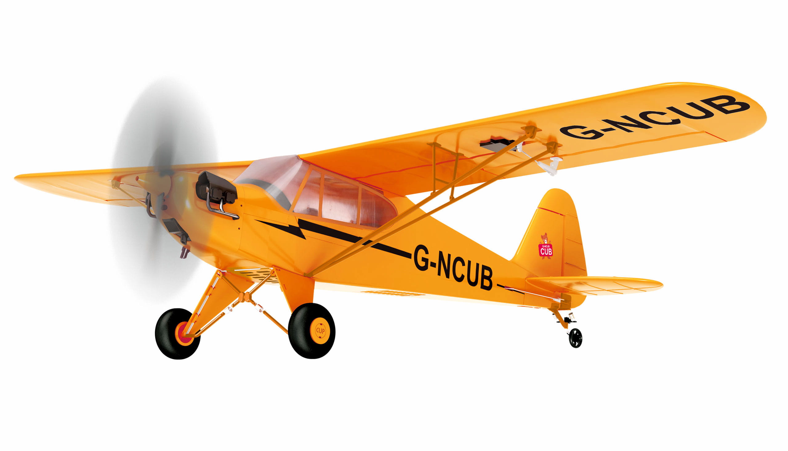Amewi Skylark 3D RC Flugzeug RTF in Gelb mit Brushless Motor